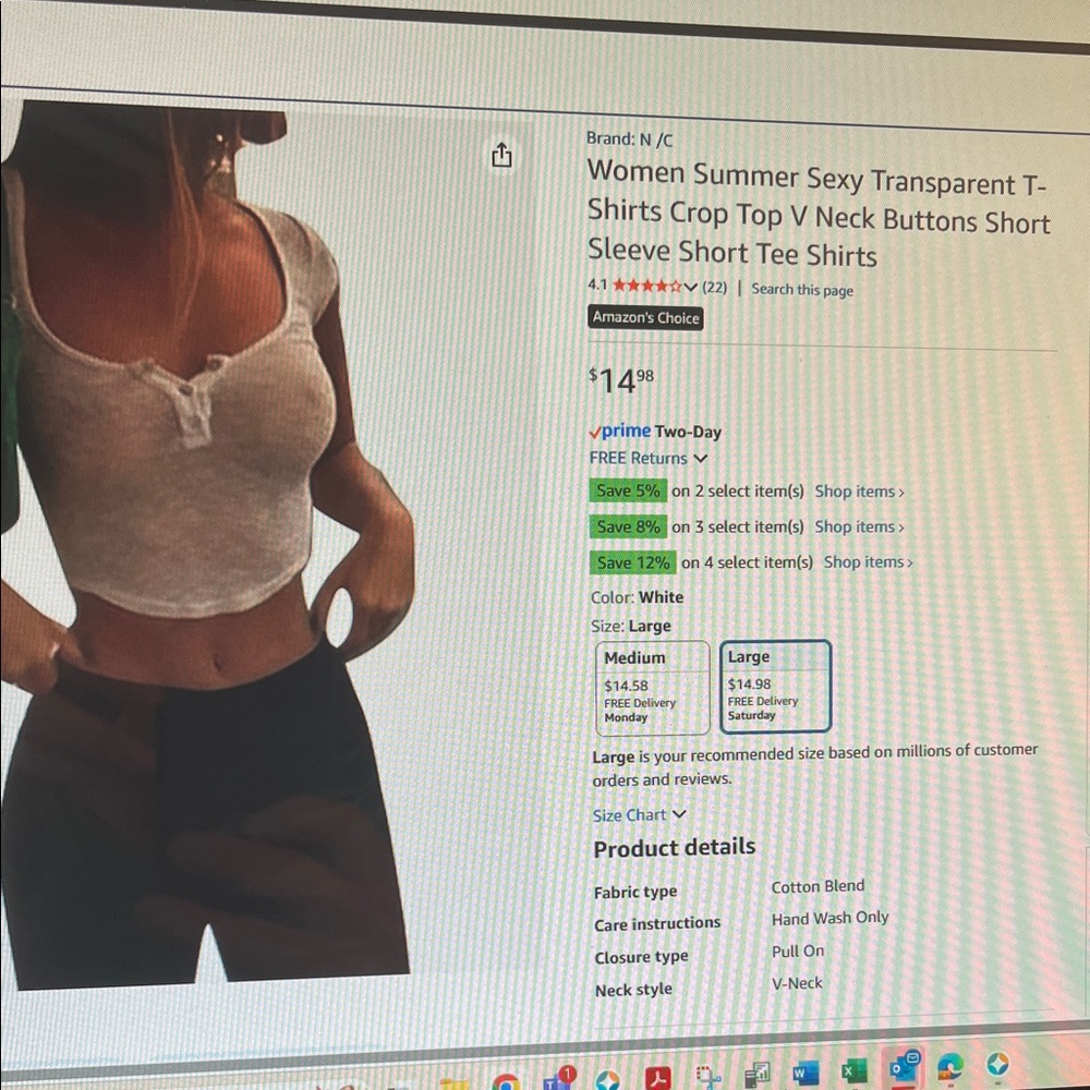 Gray Crop Top with Button Detail. NWT